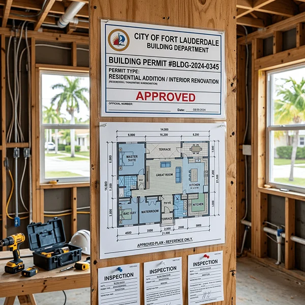 Construction permits and approvals for remodeling projects